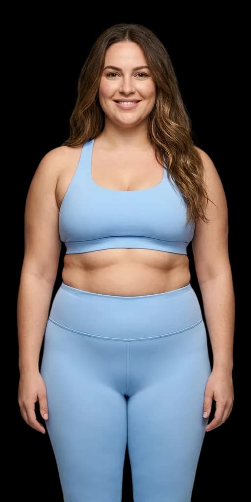Person before weight loss program